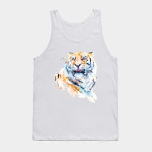 Siberian Tiger Upward Gaze Tank Top